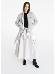 φούτερ comme des garçons play knit sweatshirt top grey s