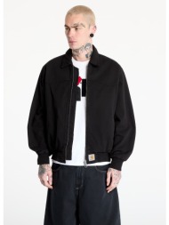 μπουφάν carhartt wip og santa fe jacket unisex black garment dyed m