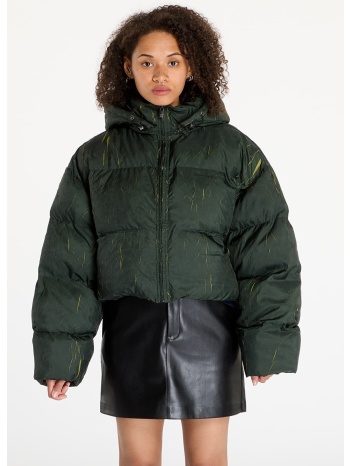 μπουφάν daily paper jorja puffer jacket cardamon green xl σε προσφορά