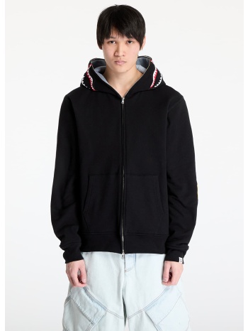 φούτερ a bathing ape 2nd shark full zip unisex hoodie black σε προσφορά