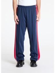 παντελόνια patta tricot straight track pants black iris xs