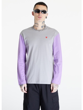 μπλουζάκι comme des garçons play heart logo long sleeve tee σε προσφορά