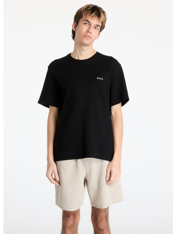 μπλουζάκι hugo boss men`s waffle t-shirt black s σε προσφορά