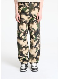 παντελόνια a bathing ape map camo relaxed fit work pants unisex green m