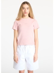 μπλουζάκι a bathing ape pigment dyed rib tee pink xs