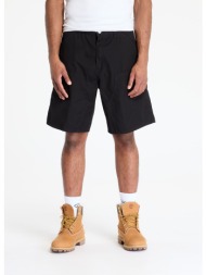 βερμούδες carhartt wip double knee short black rinsed 31