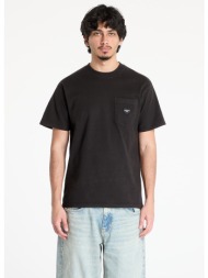 μπλουζάκι carhartt wip s/s ingo pocket t-shirt unisex black garment dyed m