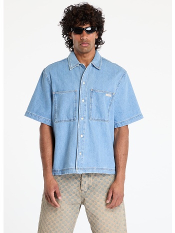πουκάμισα calvin klein jeans bowler shirt denim light s σε προσφορά
