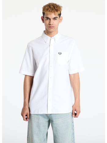 πουκάμισα fred perry oxford shirt white m σε προσφορά
