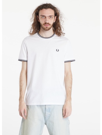 μπλουζάκι fred perry twin tipped t-shirt white xl σε προσφορά