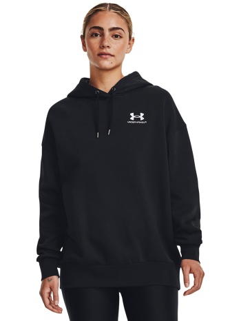 φούτερ under armour icon fleece os hoodie black/ white m σε προσφορά