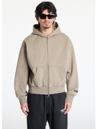 φούτερ fear of god essentials classic fit fleece zip up hoodie homestead heather xs