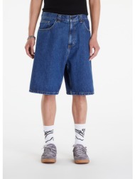βερμούδες carhartt wip brandon short blue stone washed xs