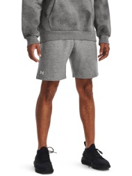 βερμούδες under armour rival fleece shorts castlerock light heather/ white s