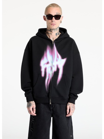 φούτερ ftshp walking art zip hoodie unisex fire black ash xs σε προσφορά