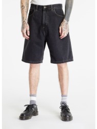 βερμούδες carhartt wip brandon short black stone washed xs