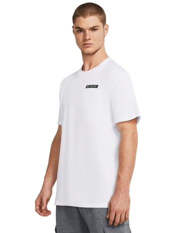 μπλουζάκι under armour hw armour label ss tee white/ black m σε προσφορά