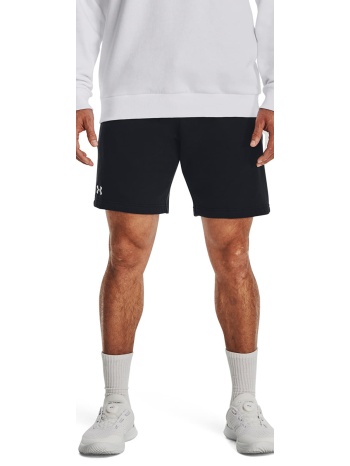 βερμούδες under armour rival fleece shorts black/ white s σε προσφορά