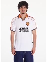 τζέρσεϊ copa as roma 1998 - 99 away retro football shirt unisex white xl