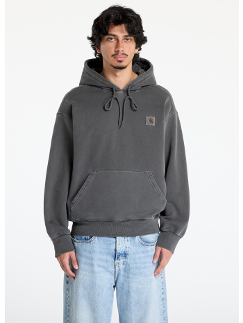 φούτερ carhartt wip hooded nelson sweat unisex graphite σε προσφορά