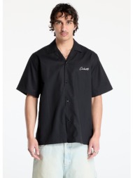 πουκάμισα carhartt wip s/s delray shirt unisex black/ white s