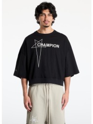 μπλουζάκι rick owens drkshdw x champion tommy cropped tee black s