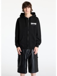 φούτερ thrasher magazine logo zip hood black s