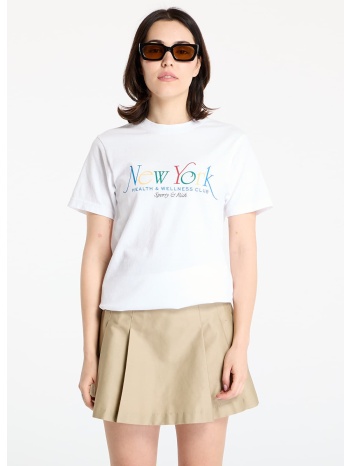 μπλουζάκι sporty & rich ny 94 t-shirt white/ ruby/ alpine/ σε προσφορά