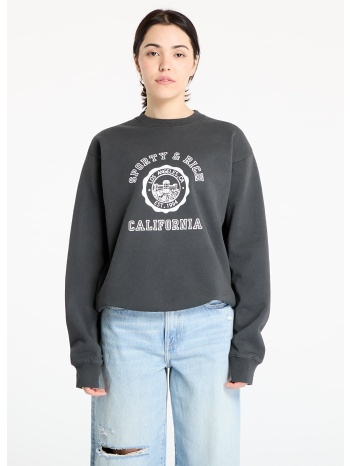 φούτερ sporty & rich california emblem crewneck faded black σε προσφορά