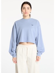 φούτερ new balance coastal fleece crew dusk shower s