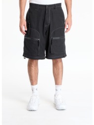βερμούδες pleasures raider cargo shorts black 36