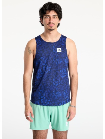 tank top saysky flower combat singlet blue aop s σε προσφορά