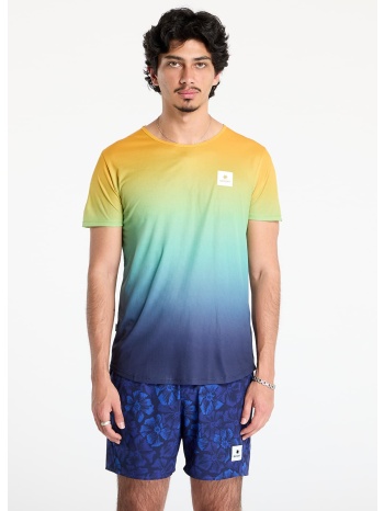 μπλουζάκι saysky drip dye flow t-shirt blue aop xs σε προσφορά