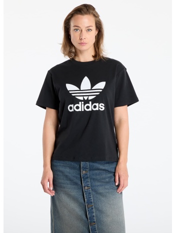 μπλουζάκι adidas trefoil regular tee black xs σε προσφορά