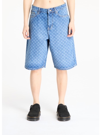 βερμούδες daily paper monogram denim shorts blue xs σε προσφορά
