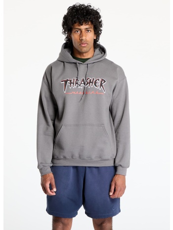 φούτερ thrasher slash hoodie charcoal s σε προσφορά