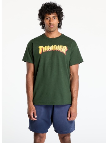 μπλουζάκι thrasher stacked t-shirt forest green s σε προσφορά