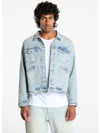 μπουφάν tommy jeans isaac relaxed trucker jacket denim s σε προσφορά