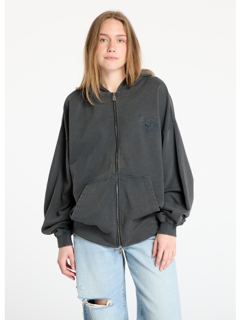 φούτερ new era chicago bulls washed full zip unisex white σε προσφορά