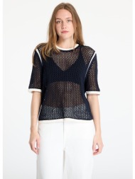 μπλουζάκι adidas x wales bonner short sleeve knit tee blue/ night navy s