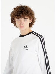 μπλουζάκι adidas 3-stripes long sleeve tee white s
