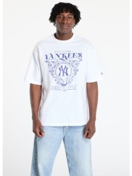μπλουζάκι new era new york yankees floral graphic oversized tee unisex white m