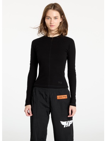 μπλουζάκι y-3 fitted long sleeve tee black xs σε προσφορά