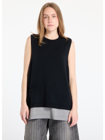 γιλέκο y-3 logo knit vest unisex black l σε προσφορά