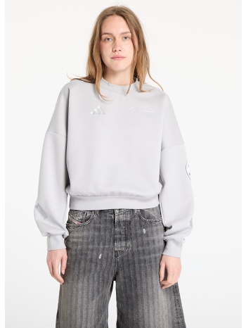 φούτερ adidas x mercedes amg silver sweatshirt grey two l σε προσφορά