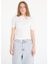 μπλουζάκι y-3 fitted short sleeve t-shirt core white xs