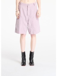 βερμούδες carhartt wip w` branford double knee short pink fog garment dyed xs
