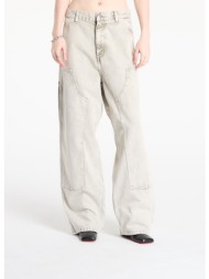 παντελόνια carhartt wip w` brandon double knee pant opuntia chalk wash xs