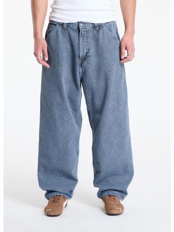 παντελόνια carhartt wip og single knee pant black/ blue fog