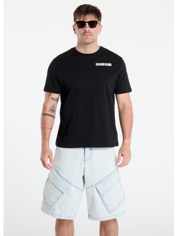 μπλουζάκι calvin klein jeans ss 20s calvin line 3 tee black σε προσφορά